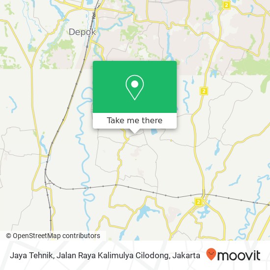 Jaya Tehnik, Jalan Raya Kalimulya Cilodong map