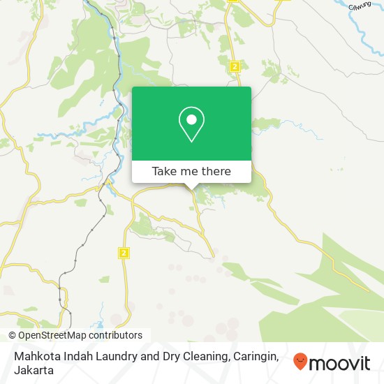 Mahkota Indah Laundry and Dry Cleaning, Caringin map