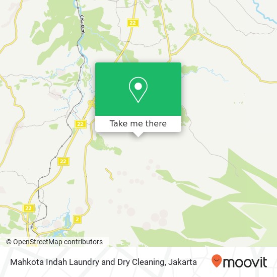 Mahkota Indah Laundry and Dry Cleaning, Caringin map