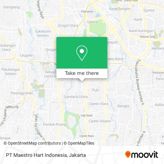 PT Maestro Hart Indonesia map