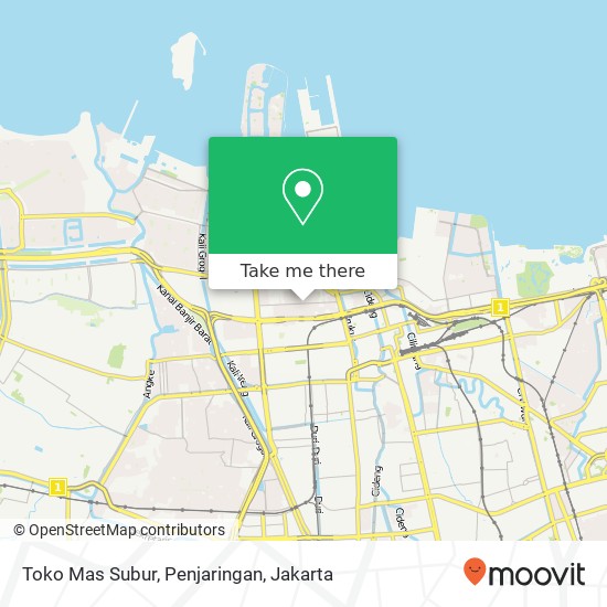 Toko Mas Subur, Penjaringan map