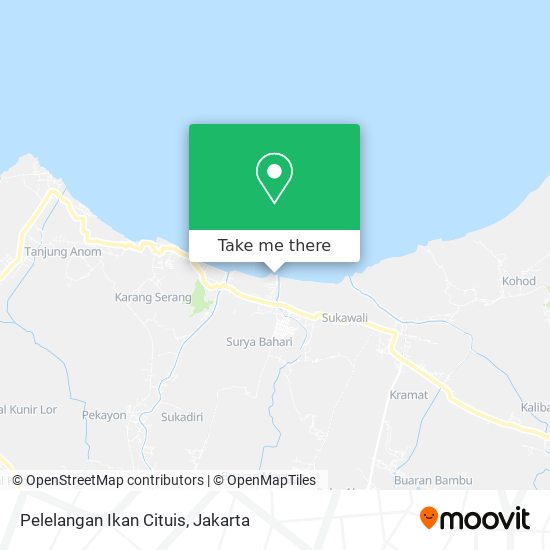 Pelelangan Ikan Cituis map