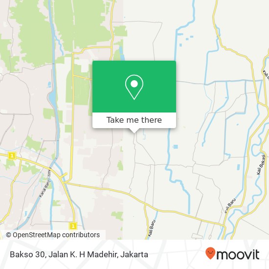 Bakso 30, Jalan K. H Madehir map