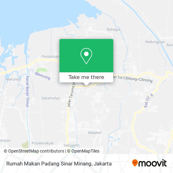 Rumah Makan Padang Sinar Minang map