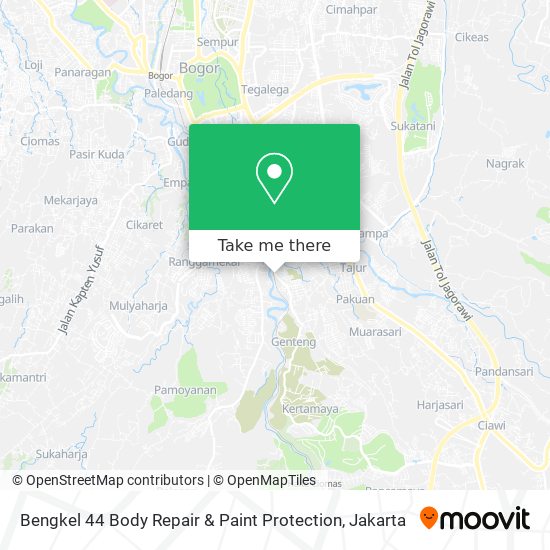 Bengkel 44 Body Repair & Paint Protection map
