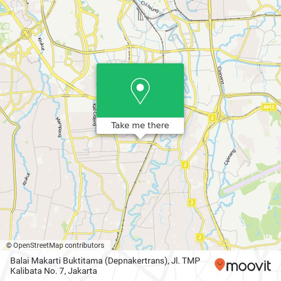 Balai Makarti Buktitama (Depnakertrans), Jl. TMP Kalibata No. 7 map