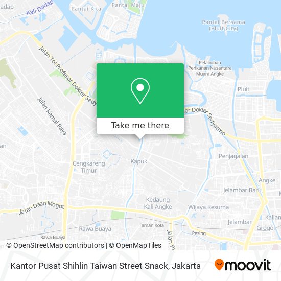 Kantor Pusat Shihlin Taiwan Street Snack map