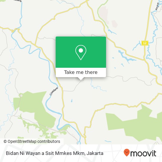 Bidan Ni Wayan a Ssit Mmkes Mkm, Jalan Cibeuteng map