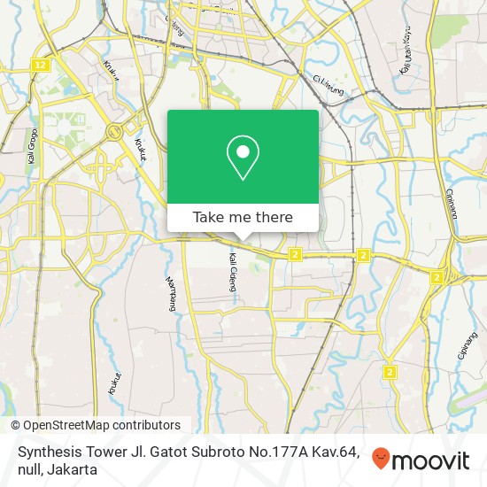 Synthesis Tower Jl. Gatot Subroto No.177A Kav.64, null map