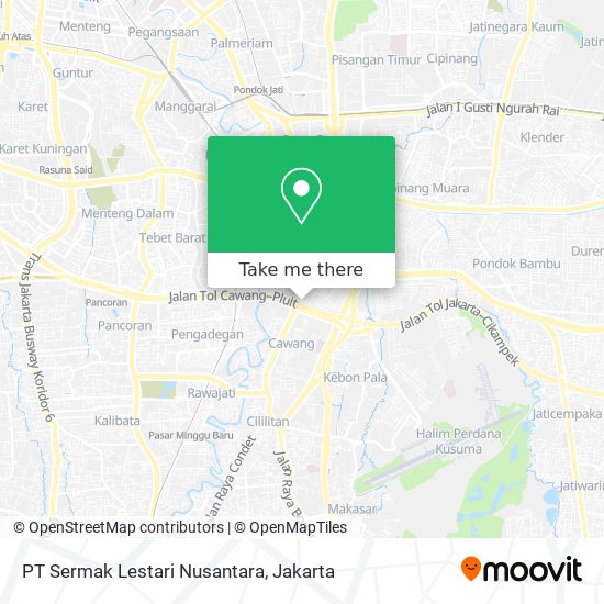 PT Sermak Lestari Nusantara map