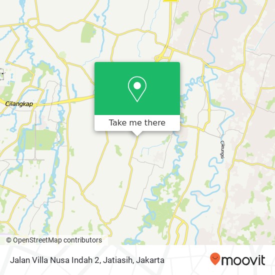 Jalan Villa Nusa Indah 2, Jatiasih map