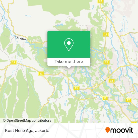 Kost Nene Aga map