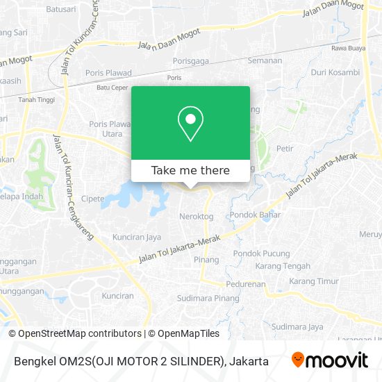 Bengkel OM2S(OJI MOTOR 2 SILINDER) map