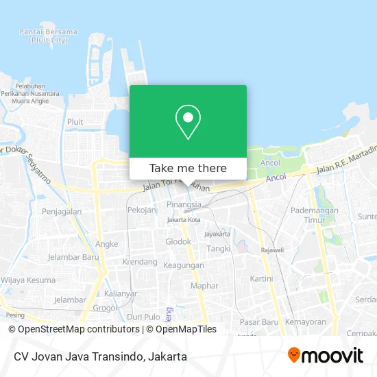 CV Jovan Java Transindo map
