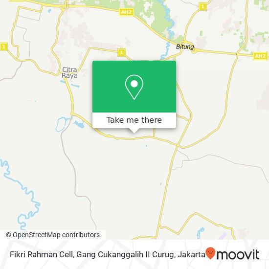 Fikri Rahman Cell, Gang Cukanggalih II Curug map