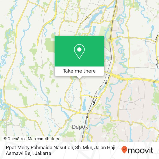 Ppat Meity Rahmaida Nasution, Sh, Mkn, Jalan Haji Asmawi Beji map