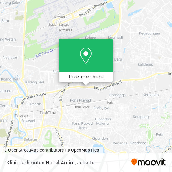 Klinik Rohmatan Nur al Amim map