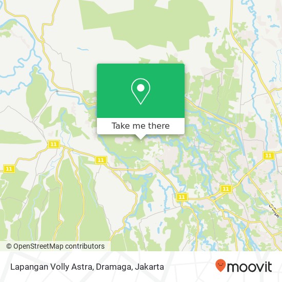 Lapangan Volly Astra, Dramaga map