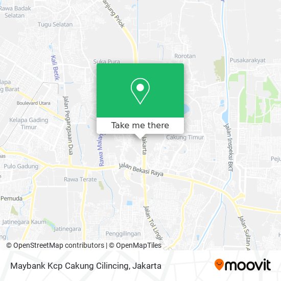 Maybank Kcp Cakung Cilincing map