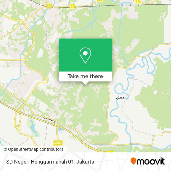 SD Negeri Henggarmanah 01 map