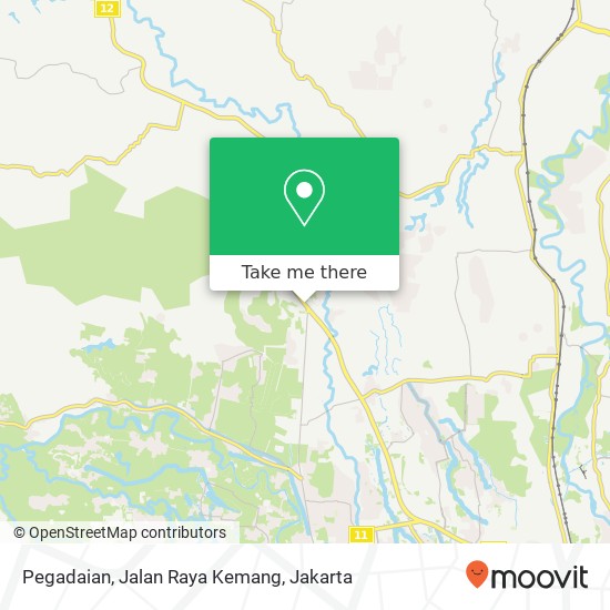 Pegadaian, Jalan Raya Kemang map