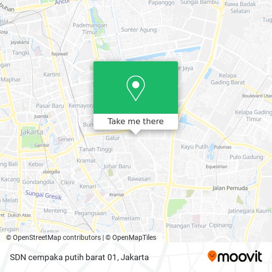 SDN  cempaka putih barat 01 map