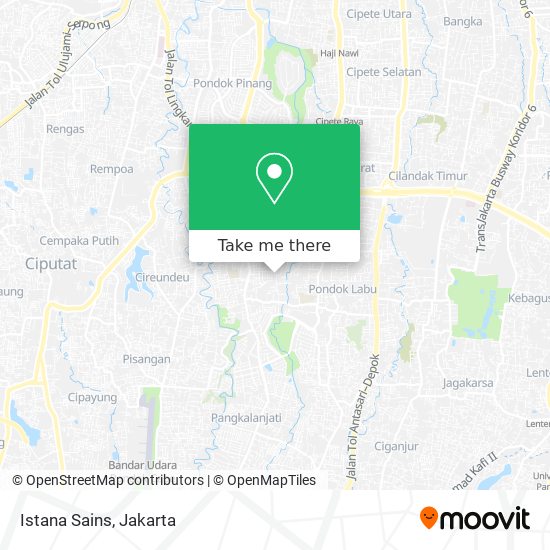 Istana Sains map