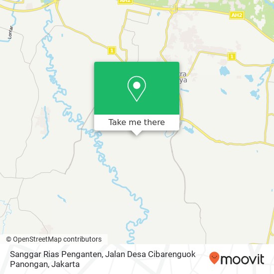 Sanggar Rias Penganten, Jalan Desa Cibarenguok Panongan map