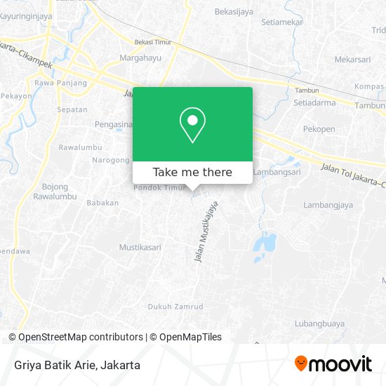 Griya Batik Arie map