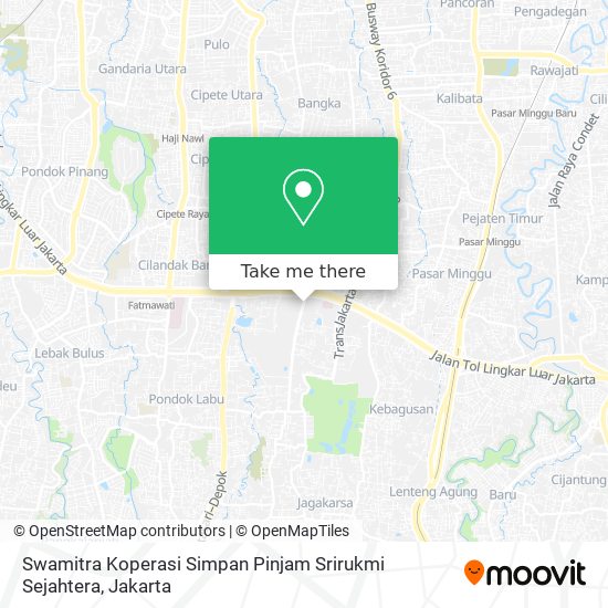 Swamitra Koperasi Simpan Pinjam Srirukmi Sejahtera map