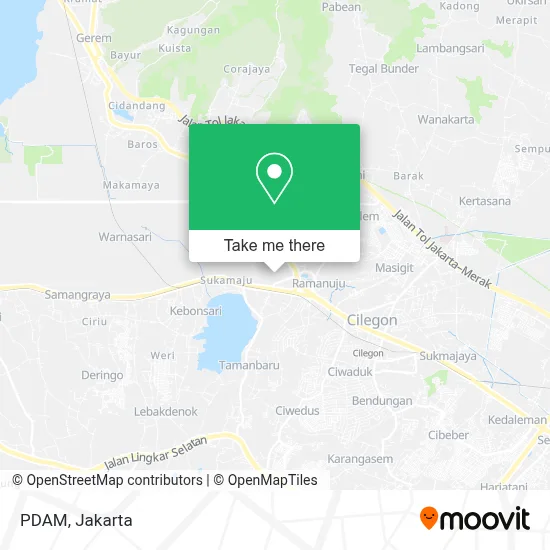 PDAM map