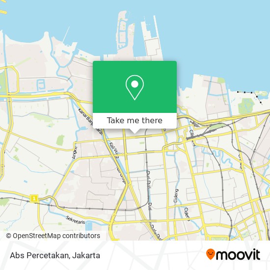 Abs Percetakan map