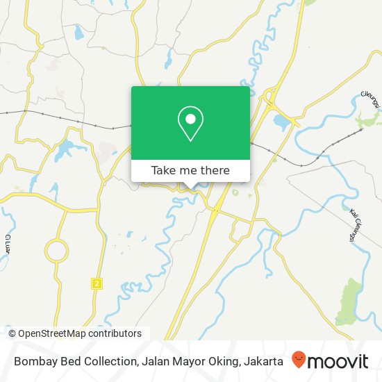 Bombay Bed Collection, Jalan Mayor Oking map