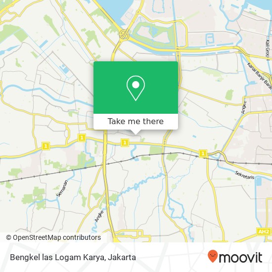 Bengkel las Logam Karya map