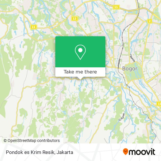 Pondok es Krim Resik map