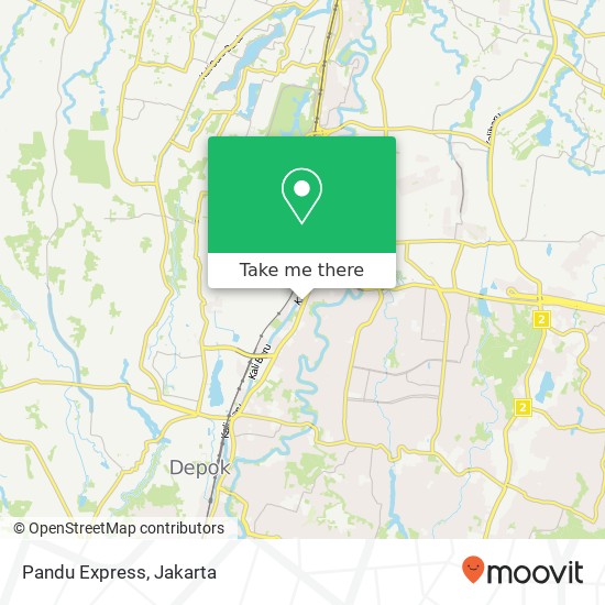 Pandu Express map