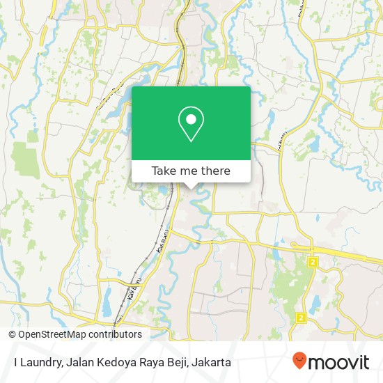 I Laundry, Jalan Kedoya Raya Beji map