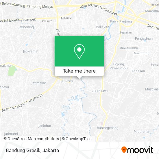 Bandung Gresik map