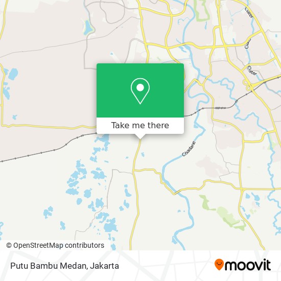 Putu Bambu Medan map