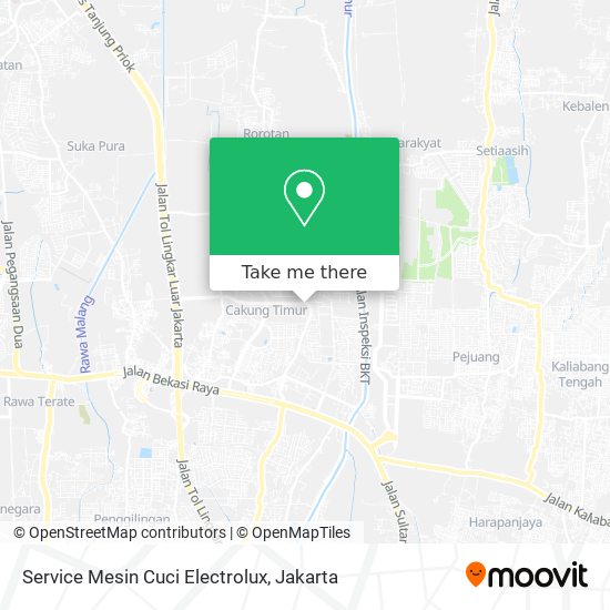 Service Mesin Cuci Electrolux map