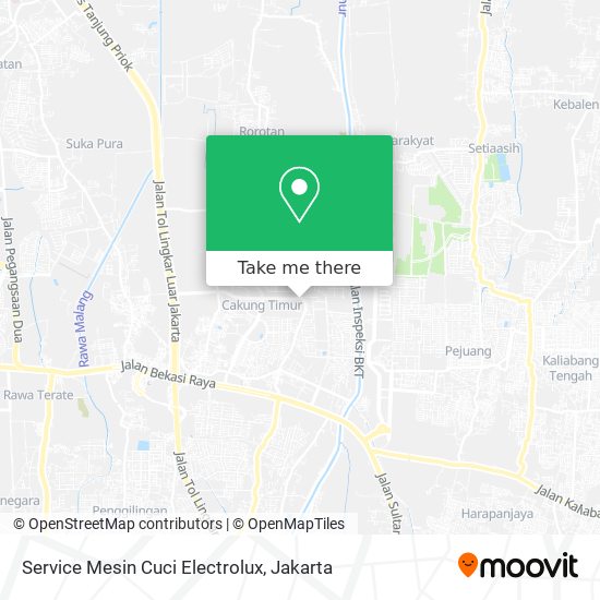Service Mesin Cuci Electrolux map