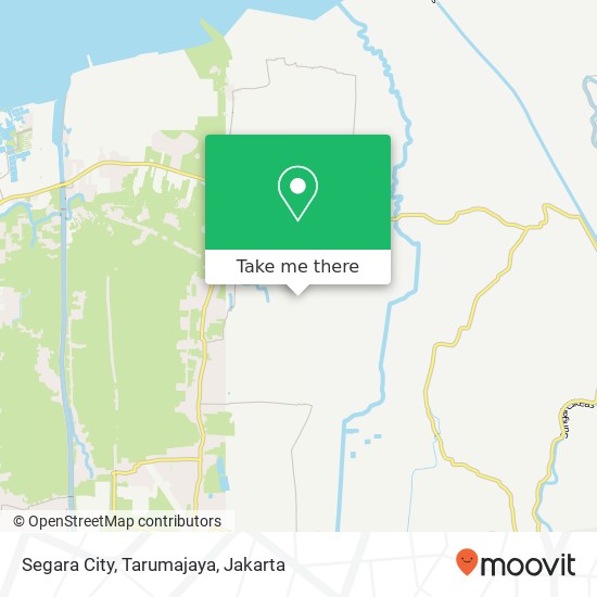 Segara City, Tarumajaya map