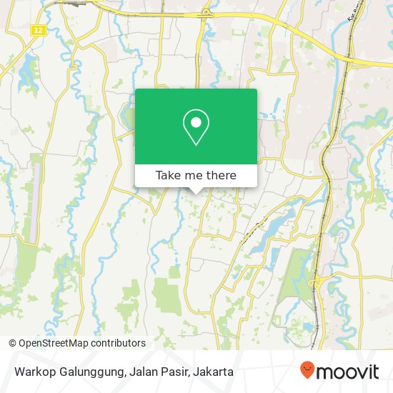 Warkop Galunggung, Jalan Pasir map