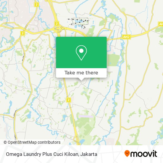 Omega Laundry Plus Cuci Kiloan map