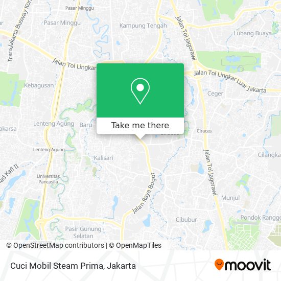 Cuci Mobil Steam Prima map