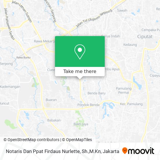 Notaris Dan Ppat Firdaus Nurlette, Sh.,M.Kn map