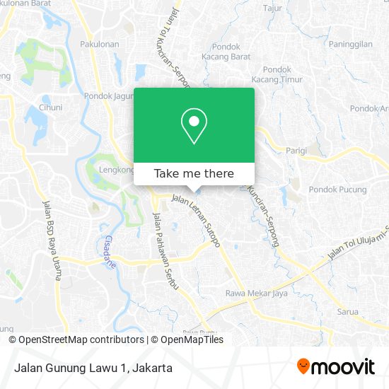 Jalan Gunung Lawu 1 map