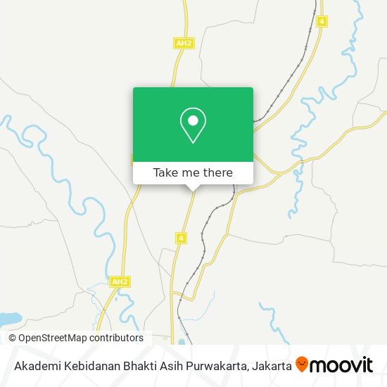 Akademi Kebidanan Bhakti Asih Purwakarta map