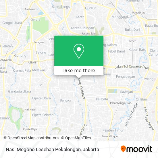 Nasi Megono Lesehan Pekalongan map
