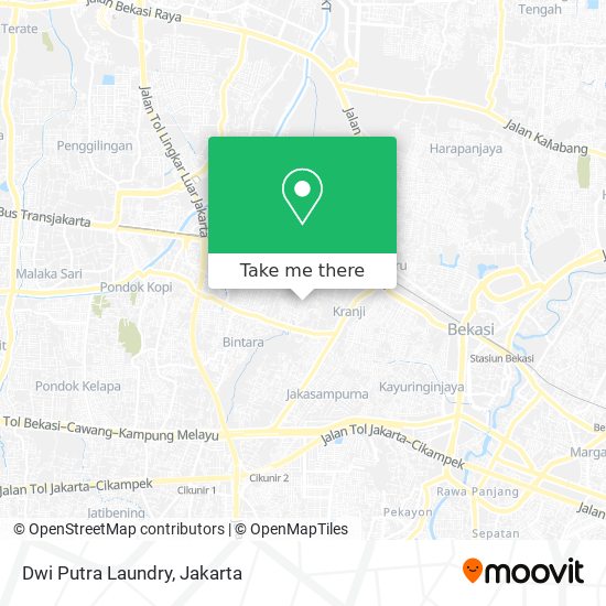 Dwi Putra Laundry map